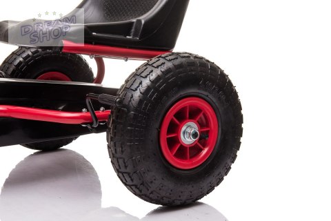 Gokart na Pedały AIR PerHour dla dzieci Czerwony + Hamulec ręczny + Pompowane koła + Regulacja siedzenia Gokart na Pedały AIR PerHour dla dzieci Czerwony + Hamulec ręczny + Pompowane koła + Regulacja siedzenia