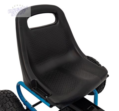 Gokart na Pedały AIR PerHour dla dzieci Niebieski + Hamulec ręczny + Pompowane koła + Regulacja siedzenia Gokart na Pedały AIR PerHour dla dzieci Niebieski + Hamulec ręczny + Pompowane koła + Regulacja siedzenia