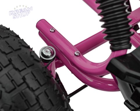 Gokart na Pedały AIR PerHour dla dzieci Różowy + Hamulec ręczny + Pompowane koła + Regulacja siedzenia Gokart na Pedały AIR PerHour dla dzieci Różowy + Hamulec ręczny + Pompowane koła + Regulacja siedzenia