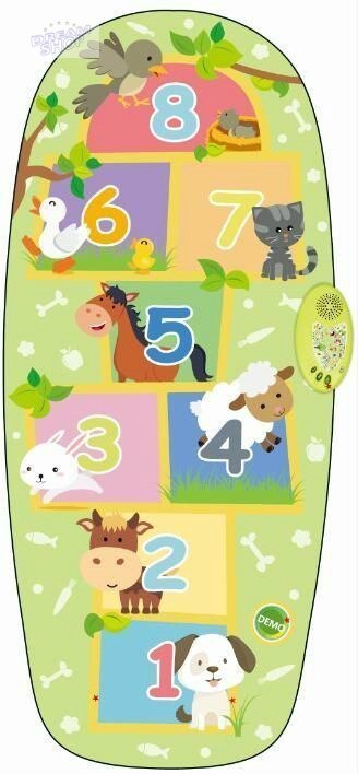 Interaktywna gra w klasy Mata edukacyjna dla dzieci 12m+ Odgłosy zwierząt Interaktywna gra w klasy Mata edukacyjna dla dzieci 12m+ Odgłosy zwierząt