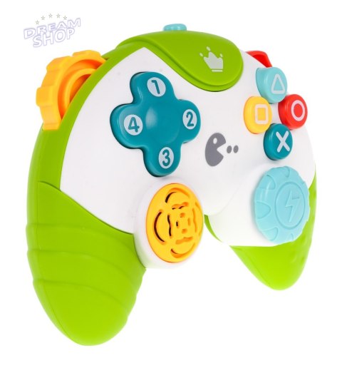 Interaktywny Pad Kontroler do Gry dla dzieci 18m+ Kolorowe przyciski + Odgłosy Melodie + Światła Interaktywny Pad Kontroler do Gry dla dzieci 18m+ Kolorowe przyciski + Odgłosy Melodie + Światła