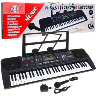 Keyboard z mikrofonem dla dzieci 5+ Taktomierz Radio USB MP3 - model nr 6152