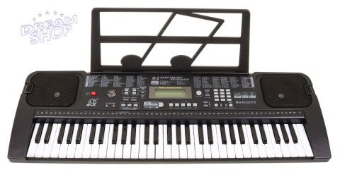 Keyboard z mikrofonem dla dzieci 5+ Taktomierz Radio USB MP3 - model nr 6152 Keyboard z mikrofonem dla dzieci 5+ Taktomierz Radio USB MP3 - model nr 6152