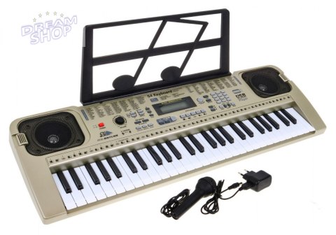 Keyboard z trybem lekcji dla dzieci 5+ Mikrofon - model nr 807 Keyboard z trybem lekcji dla dzieci 5+ Mikrofon - model nr 807