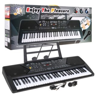 Keyboard z trybem nauki dla dzieci 5+ Stojak na nuty Mikrofon Radio - model nr 600
