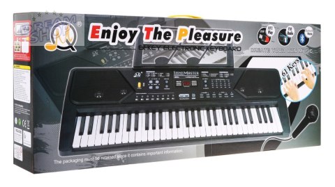 Keyboard z trybem nauki dla dzieci 5+ Stojak na nuty Mikrofon Radio - model nr 600 Keyboard z trybem nauki dla dzieci 5+ Stojak na nuty Mikrofon Radio - model nr 600