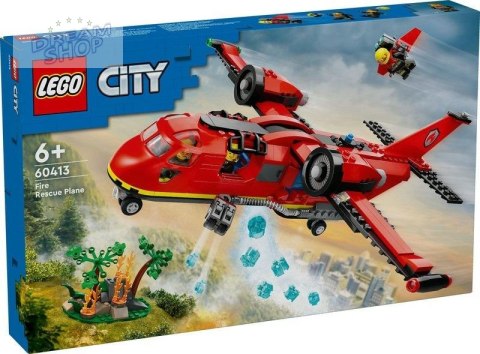 LEGO(R) CITY 60413 Strażacki samolot ratunkowy LEGO(R) CITY 60413 Strażacki samolot ratunkowy