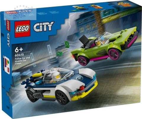 LEGO(R) CITY 60415 Pościg radiowozu za muscle carem LEGO(R) CITY 60415 Pościg radiowozu za muscle carem
