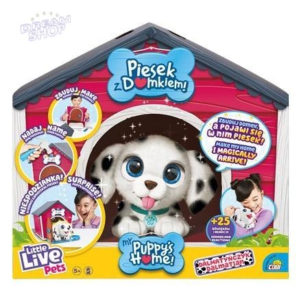 Little Live Pets. Piesek z domkiem Dalmatyńczyk Little Live Pets. Piesek z domkiem Dalmatyńczyk