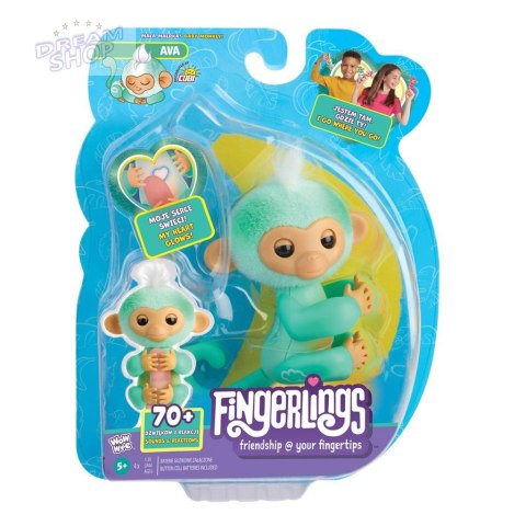 Małpka Fingerlings Ava seledynowa Małpka Fingerlings Ava seledynowa