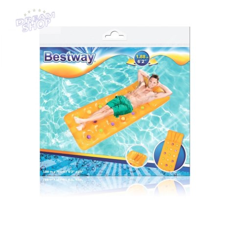 Materac 188 71cm BESTWAY Żółty Materac 188 71cm BESTWAY Żółty