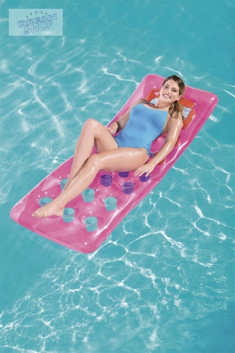 Materac Plażowy 188 71cm BESTWAY Róż Materac Plażowy 188 71cm BESTWAY Róż