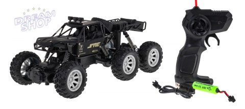 Metalowy crawler Rock Explorer 4x4 dla dzieci 8+ Zdalnie sterowany 1:18 Gumowe 6 kół Metalowy crawler Rock Explorer 4x4 dla dzieci 8+ Zdalnie sterowany 1:18 Gumowe 6 kół