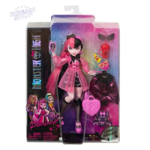Monster High Draculaura Lalka podstawowa HHK51 Monster High Draculaura Lalka podstawowa HHK51