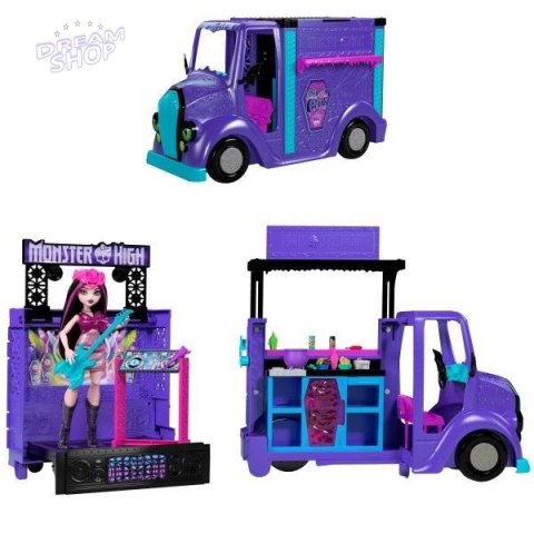Monster High. Zestaw Koncertowy Food Truck + Lalka Monster High. Zestaw Koncertowy Food Truck + Lalka