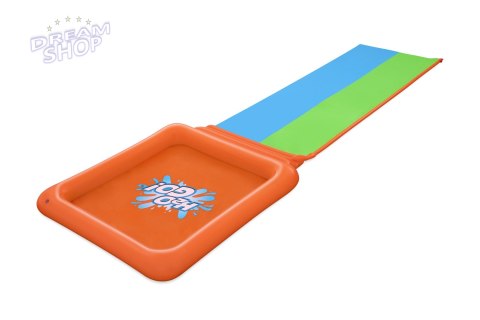 Podwójny Ślizg wodny Super Splash dla dzieci 3+ BESTWAY Tor 531cm + Brodzik 129 l + Natrysk Podwójny Ślizg wodny Super Splash dla dzieci 3+ BESTWAY Tor 531cm + Brodzik 129 l + Natrysk