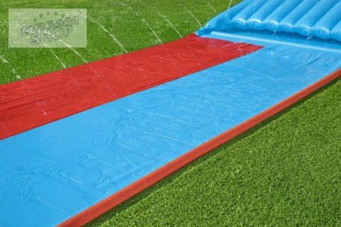Podwójny Ślizg wodny dla dzieci 3+ Tsunami Tor 488cm BESTWAY + Łatka naprawcza Podwójny Ślizg wodny dla dzieci 3+ Tsunami Tor 488cm BESTWAY + Łatka naprawcza