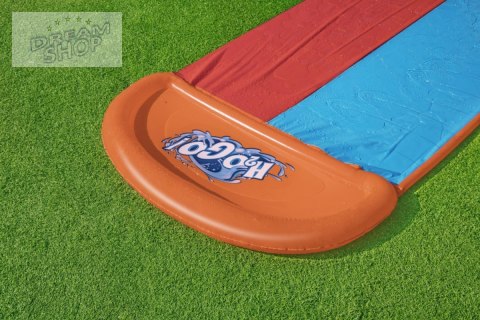 Podwójny Ślizg wodny dla dzieci 3+ Tsunami Tor 488cm BESTWAY + Łatka naprawcza Podwójny Ślizg wodny dla dzieci 3+ Tsunami Tor 488cm BESTWAY + Łatka naprawcza