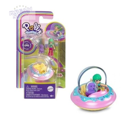 Polly Pocket. Figurka z pojazdem - Pączek HKV57 Polly Pocket. Figurka z pojazdem - Pączek HKV57