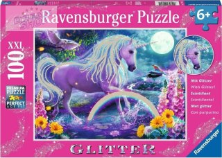 Puzzle 100 Brokatowy jednorożec