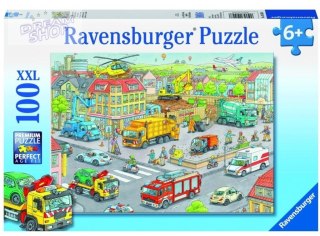 Puzzle 100 Pociąg w mieście XXL