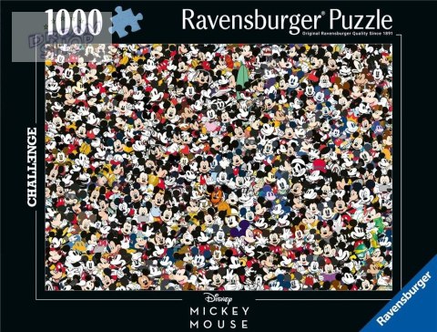 Puzzle 1000 Challenge. Myszka Miki Puzzle 1000 Challenge. Myszka Miki