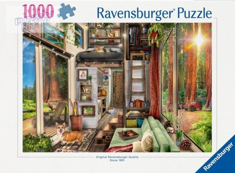Puzzle 1000 Domek w lesie