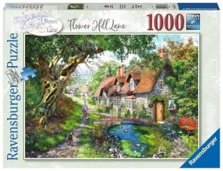 Puzzle 1000 Droga wśród wzgórza kwiatów