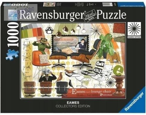 Puzzle 1000 Eames Design Classics Krzesło salonowe