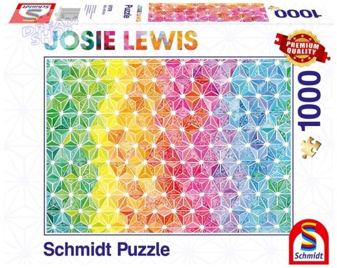 Puzzle 1000 Josie Lewis, Kolorowe trójkąty Puzzle 1000 Josie Lewis, Kolorowe trójkąty