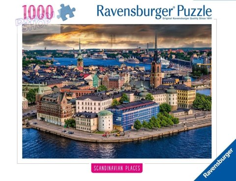 Puzzle 1000 Skandynawskie miasto widok