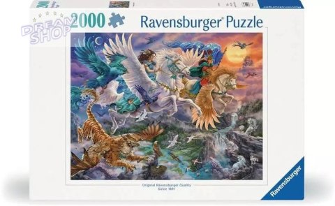 Puzzle 2000 Fantazja - Pegaz