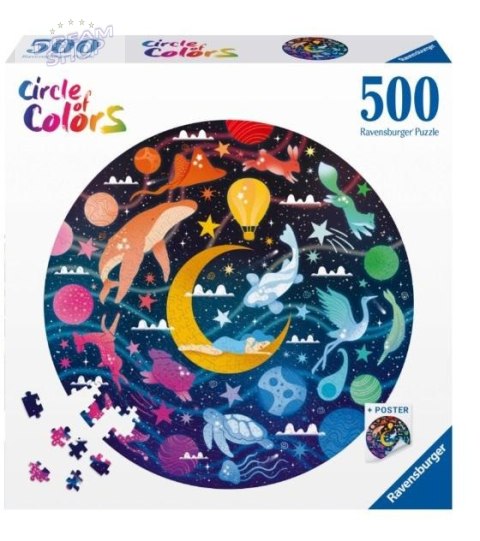 Puzzle 2D 500 Paleta kolorów. Marzenia Puzzle 2D 500 Paleta kolorów. Marzenia