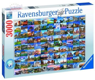 Puzzle 3000 99 pięknych miejsc w Europie