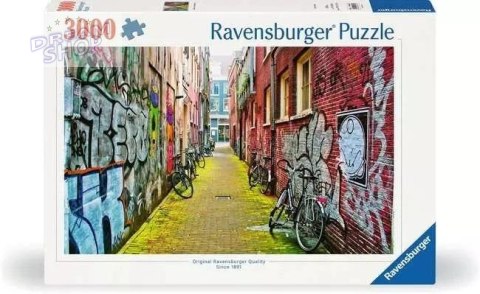 Puzzle 3000 Ulice Amsterdamu