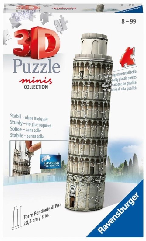 Puzzle 3D 54 Mini budowle. Krzywa Wieża w Pizie Puzzle 3D 54 Mini budowle. Krzywa Wieża w Pizie
