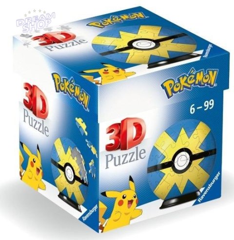Puzzle 3D Kula: Pokemon Quick Ball Puzzle 3D Kula: Pokemon Quick Ball