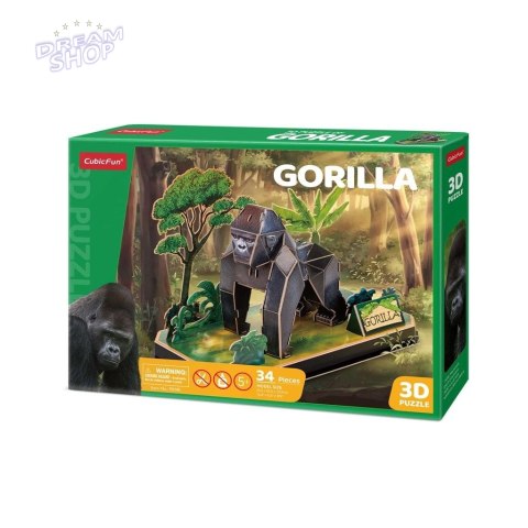 Puzzle 3D Zwierzęta Goryl Puzzle 3D Zwierzęta Goryl