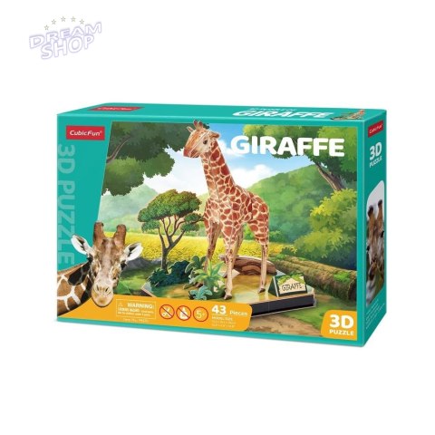 Puzzle 3D Zwierzęta Żyrafa