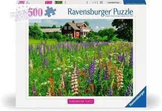 Puzzle 500 Łąka w Szwecji
