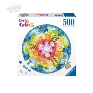 Puzzle 500 Paleta kolorów: lody