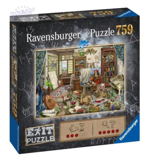 Puzzle 759 EXIT Studio artysty Puzzle 759 EXIT Studio artysty