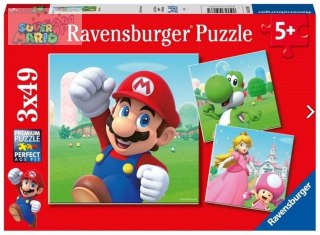 Puzzle dla dzieci 3x49 Super Mario