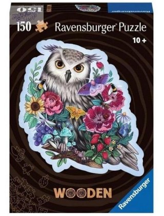 Puzzle drewniane 150 Sowa