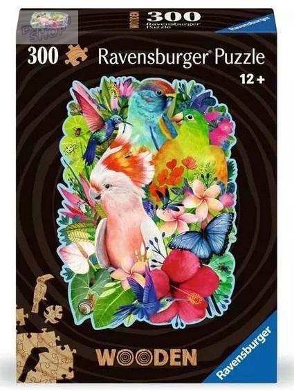 Puzzle drewniane 300 Ptaki