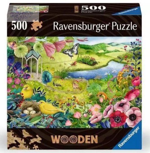 Puzzle drewniane 500 Dziki ogród Puzzle drewniane 500 Dziki ogród