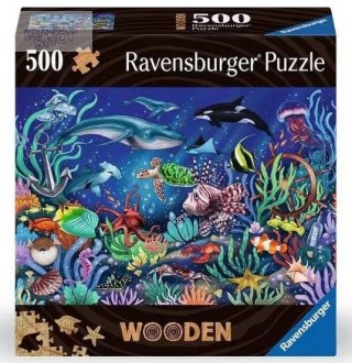 Puzzle drewniane 500 Podwodny świat