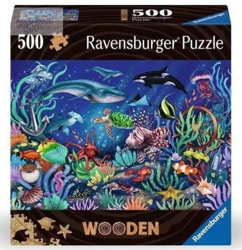 Puzzle drewniane 500 Podwodny świat Puzzle drewniane 500 Podwodny świat