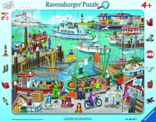 Puzzle w ramce 24 Dzień w porcie