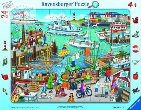 Puzzle w ramce 24 Dzień w porcie Puzzle w ramce 24 Dzień w porcie